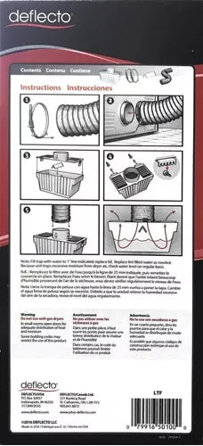 Ducto Trampa Para Pelusa De Secadora Kit Instalación